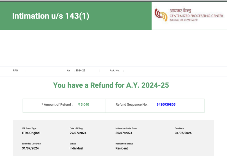 Did you get Your ITR Intimation u/s 143(1) after ITR filing, know what to do with this